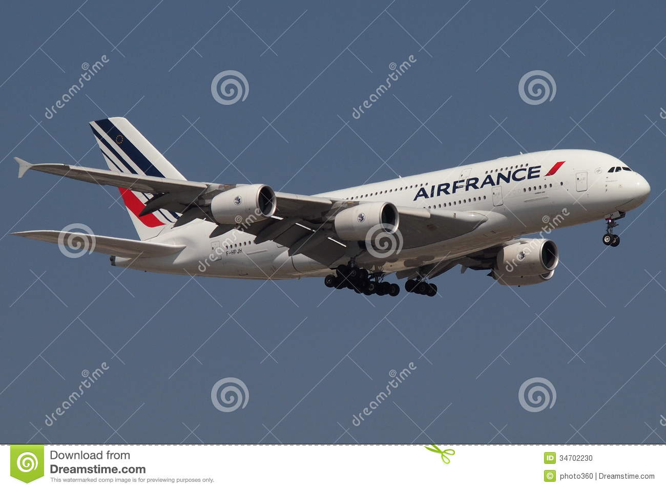 Airplane  Air France Is One Of Europe S Main Airlines And The Head Of
