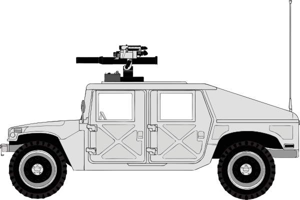 Armed Hummer Clip Art At Clker Com   Vector Clip Art Online Royalty