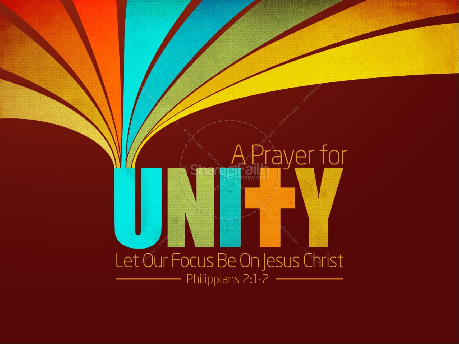 Christian Unity Powerpoint Template   Powerpoint Sermons