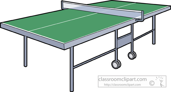Entertainment   Ping Pong  Table 13   Classroom Clipart