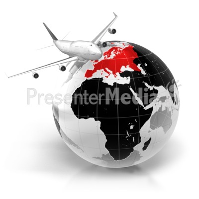 Flight To Europe   Business And Finance   Great Clipart For
