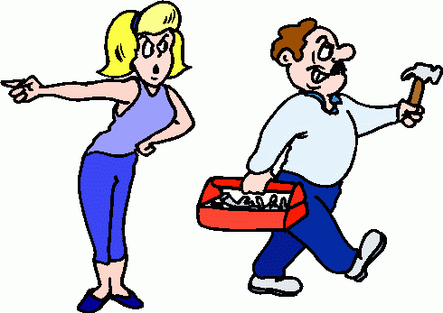 Girl Yelling At Father Clipart   Girl Yelling At Father Clip Art
