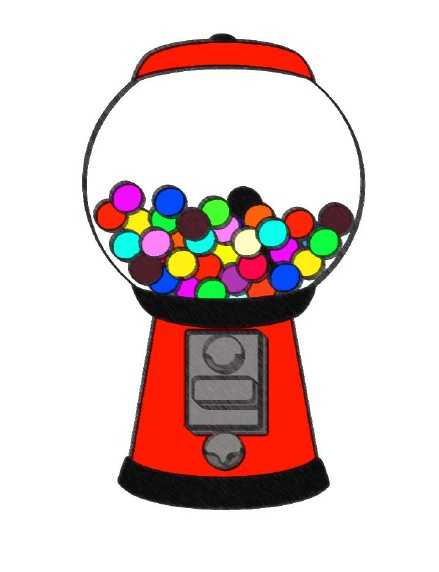 Gumball Machine Clip Art Pin Gumball Machine Coloriage