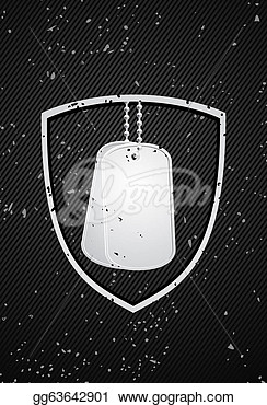 Illustration   Military Dog Tags  Eps Clipart Gg63642901   Gograph