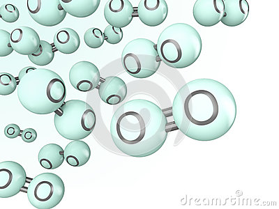 Oxygen Molecule 3d Models Stock Photos   Image  24759313
