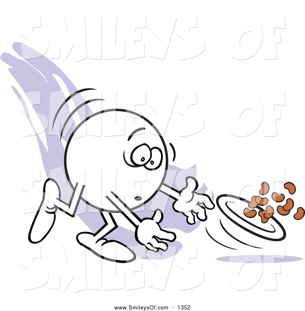 Preview  Vector Clipart Of A Moodie Character Spilling The Beans