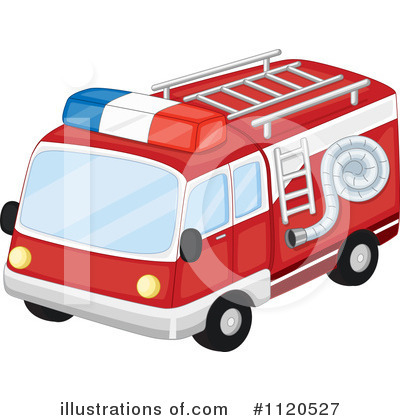 Royalty Free  Rf  Fire Truck Clipart Illustration By Colematt   Stock