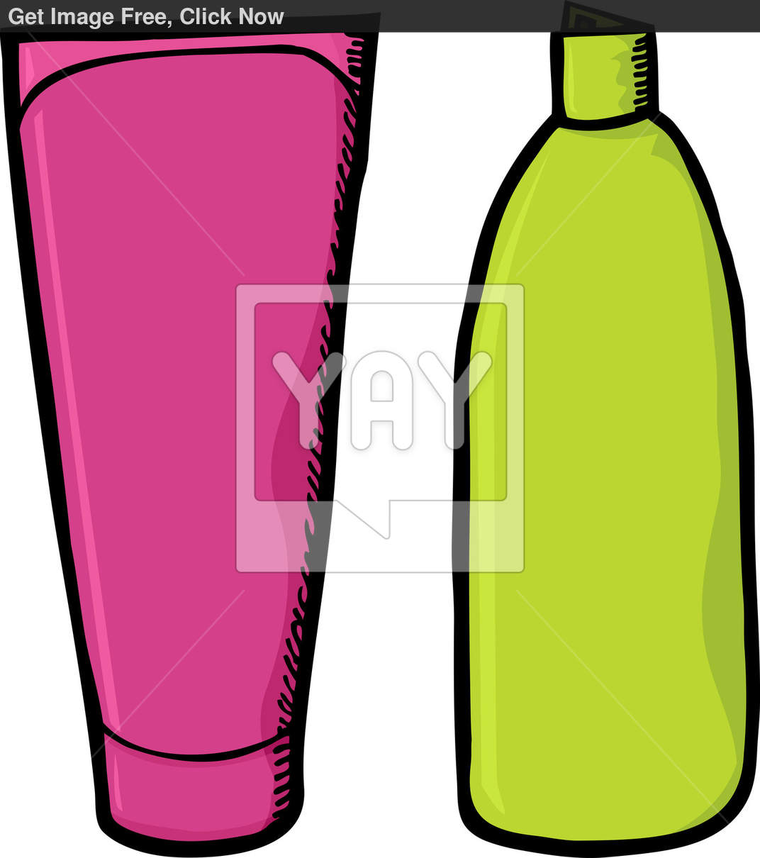 Shampoo And Soap Clipart Blank Shampoo Containers