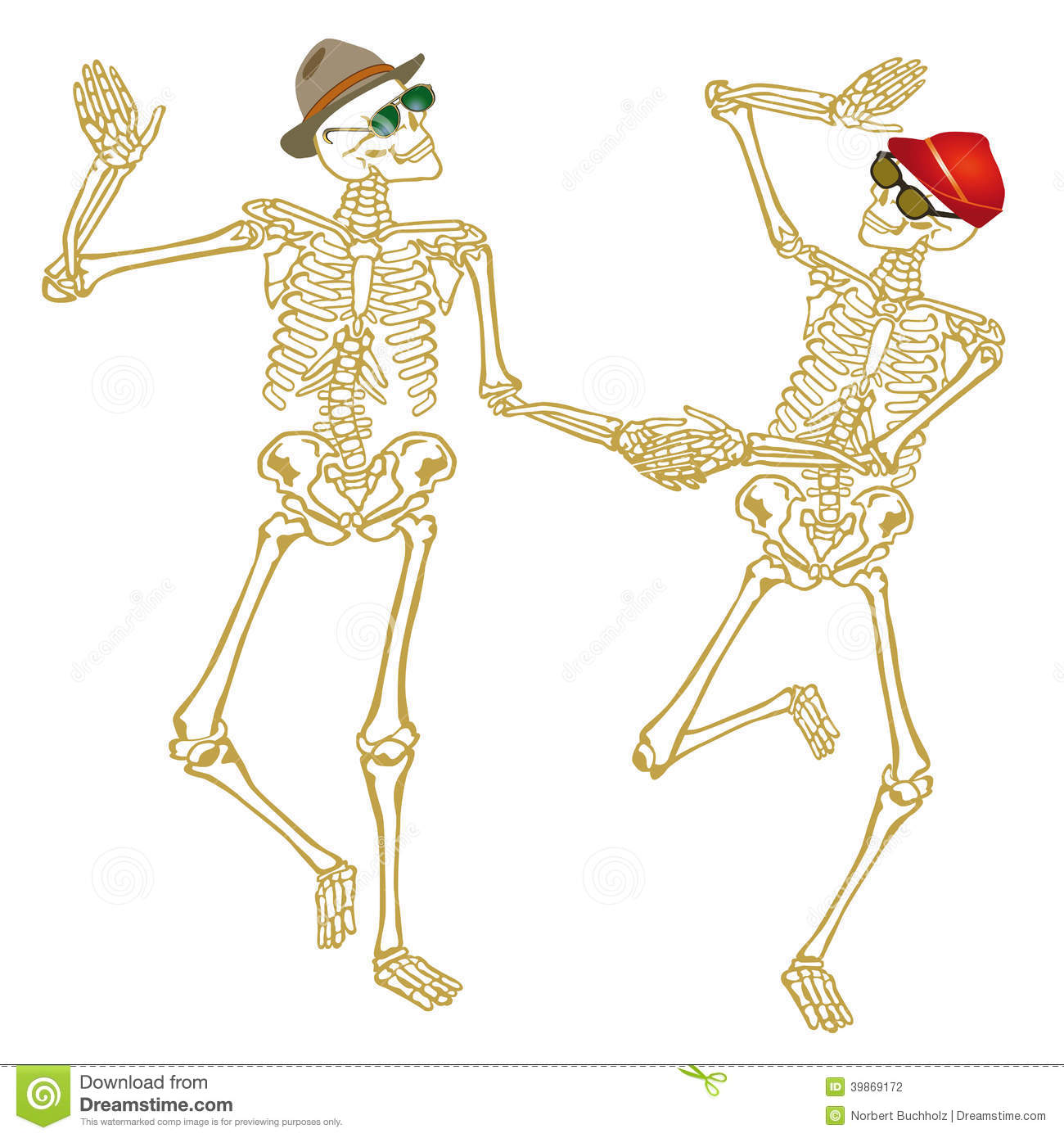 Skeleton Couple Stock Photo   Image  39869172