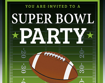 Super Bowl Party Invitation
