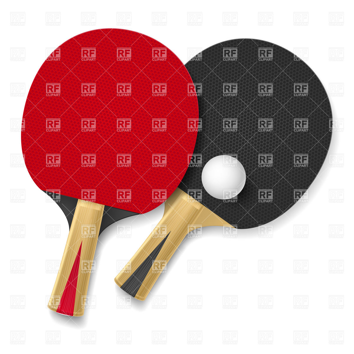 Two Ping Pong Rackets For Playing Table Tennis 16205 Download    