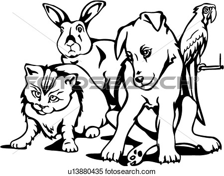 Clipart    Animal Pets Vet   Fotosearch   Search Clip Art    
