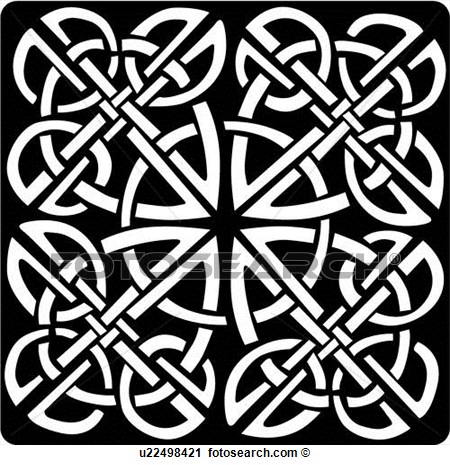 Clipart    Square Abstract Celtic Knot Ornaments   Fotosearch    