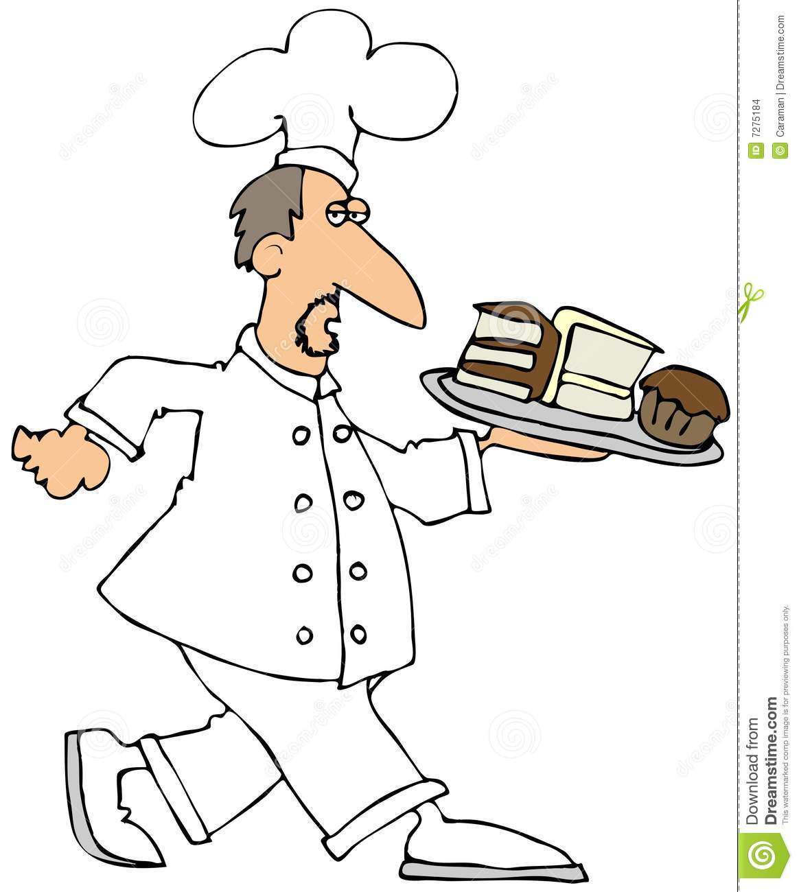 Female Pastry Chef Clipart Pastry Chef