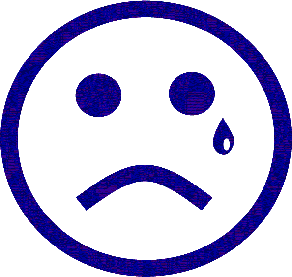 Frowny Face Emoticon   Clipart Best