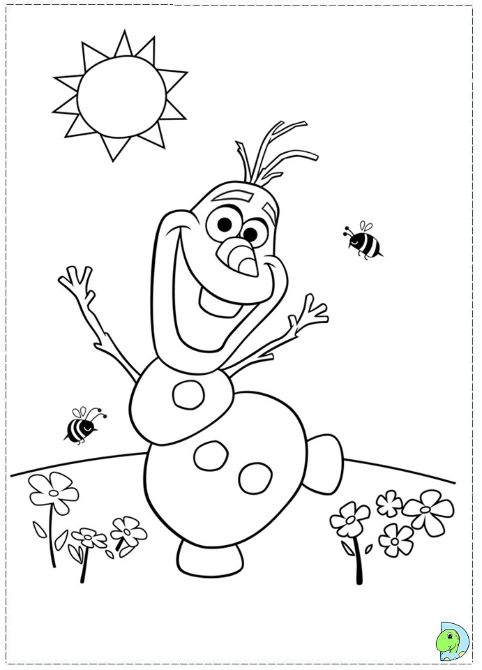 Frozen Coloring Pages Disney S Frozen Coloring Page   Dinokids Org