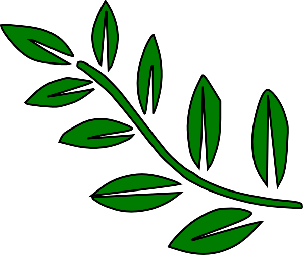 Green Tree Branch Clip Art At Clker Com   Vector Clip Art Online