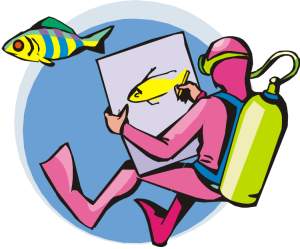 Last But Not Least One More Scuba Diver Clipart For The Collection