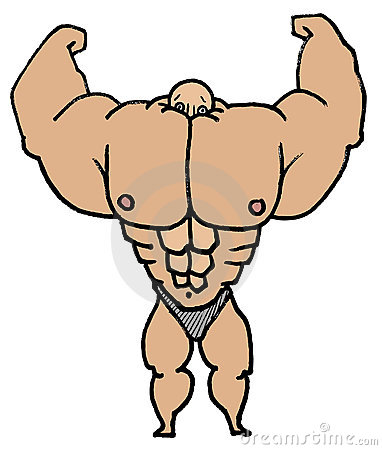 Muscle Man Clip Art