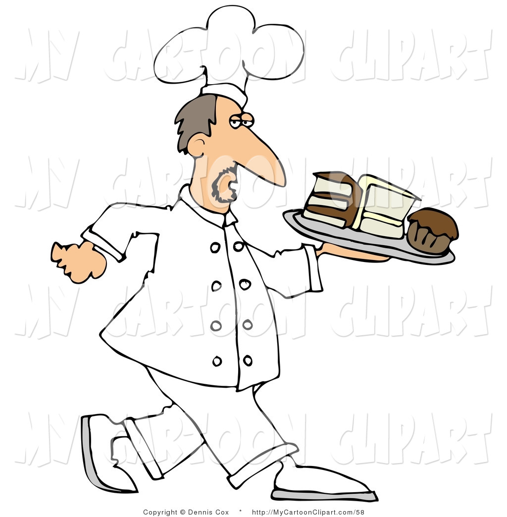 Pastry Chef Cartoon