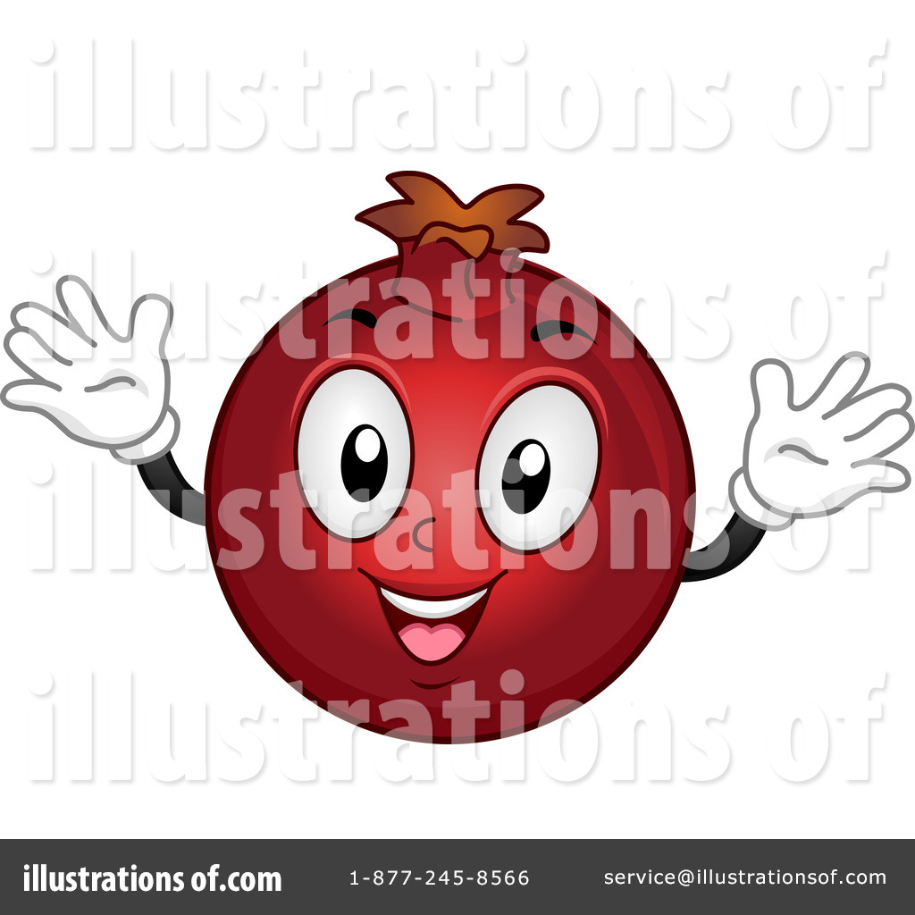 Pomegranate Clipart  1129362   Illustration By Bnp Design Studio