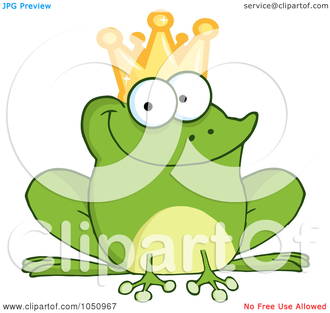Royalty Free Vector Clip Art Illustration Of A Frog Prince By Hit Toon