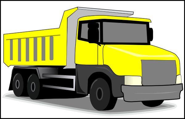 Yellow Dump Truck Clip Art At Clker Com   Vector Clip Art Online