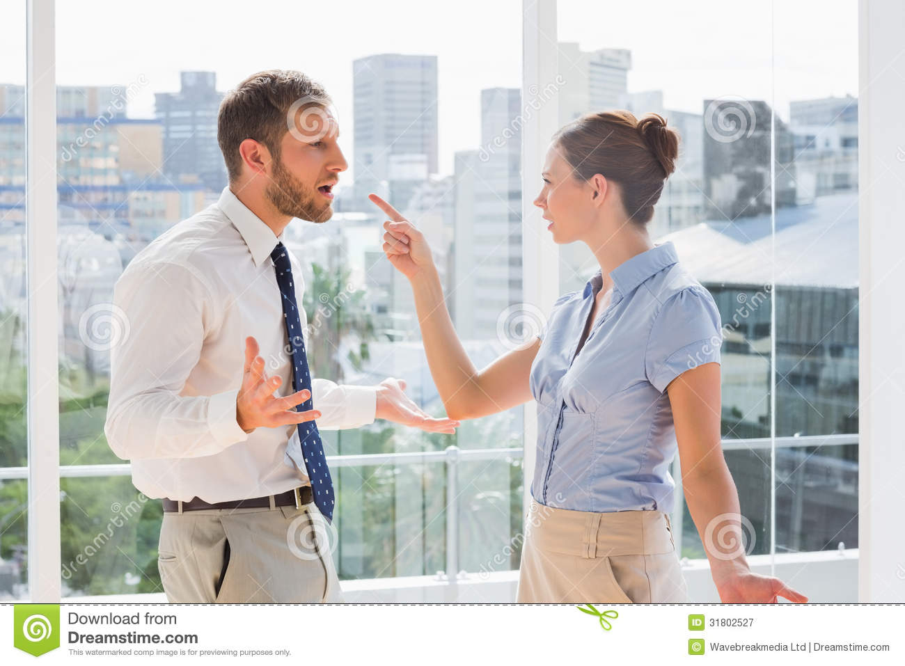 Business Team Having A Heated Argument Royalty Free Stock Photography