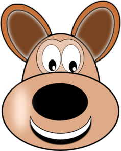 Cute Dog Face Clipart Smiley Dog Face Md Png