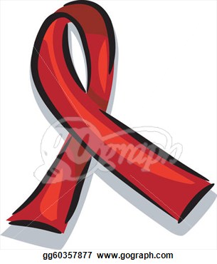 Drawing   Aids Awareness Ribbon  Clipart Drawing Gg60357877   Gograph