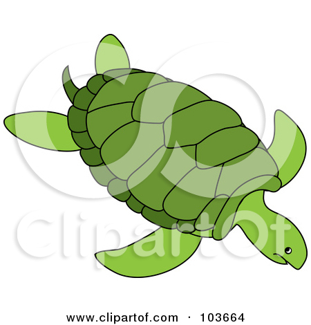 Free  Rf  Clipart Illustration Of A Silhouetted Sea Turtle Swimming