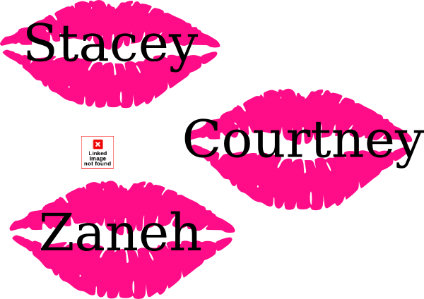 Hot Pink Lips Clip Art At Clker Com   Vector Clip Art Online Royalty    