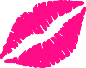 Hot Pink Lips Clip Art At Clker Com   Vector Clip Art Online Royalty    