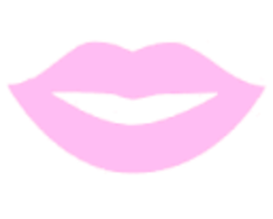Light Pink Glossy Lips Sticker   Free Images At Clker Com   Vector    