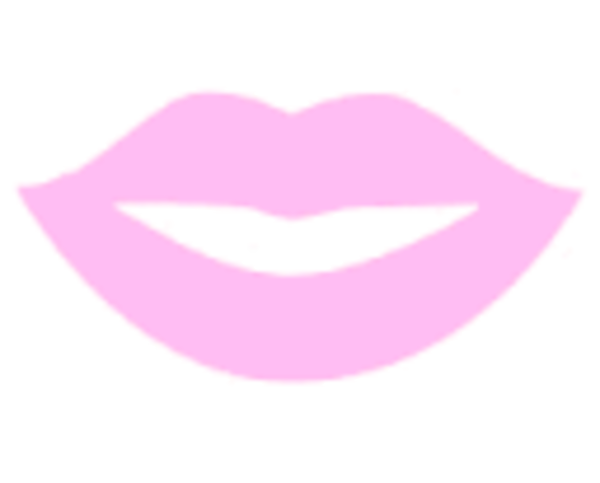 Light Pink Glossy Lips Sticker   Free Images At Clker Com   Vector    