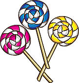 Lollipops Illustrations And Clip Art  1246 Lollipops Royalty Free
