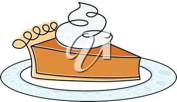 Pumpkin Pie Clipart Image Cartoon Illustration Of A Piece Of 2015