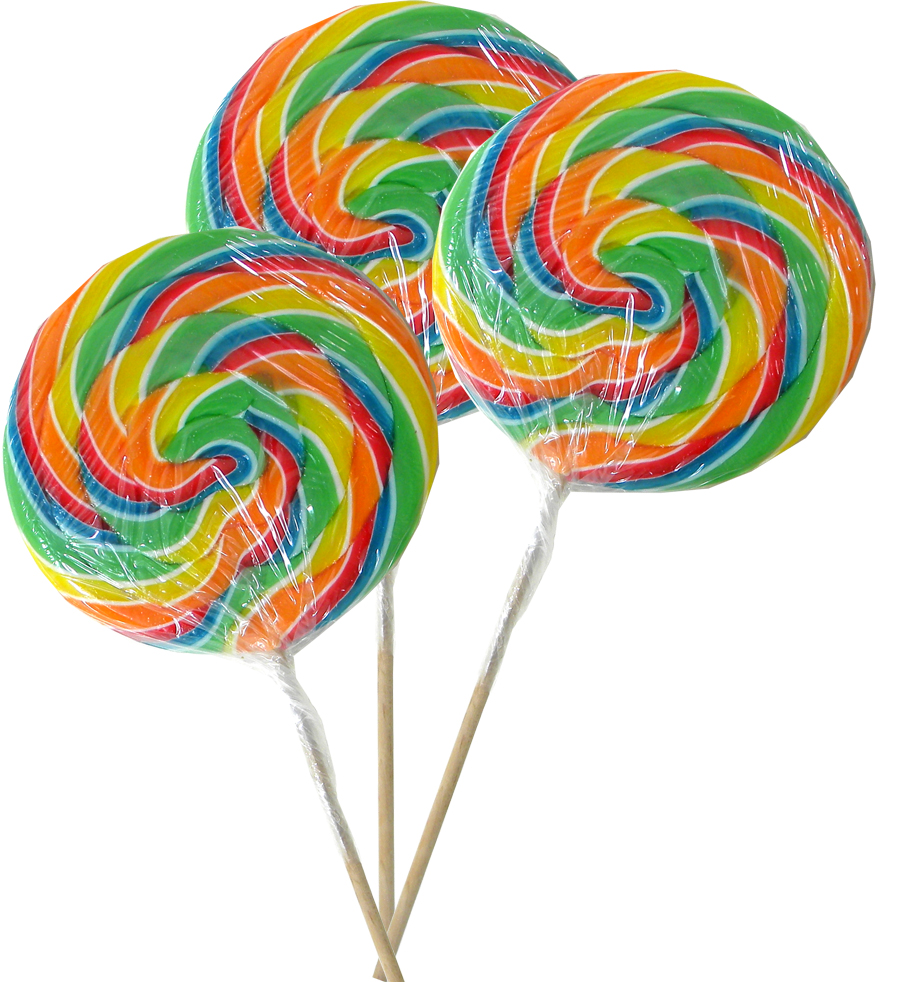 Rainbow Swirly Lollipop Jumbo Size  Blaircandy Com
