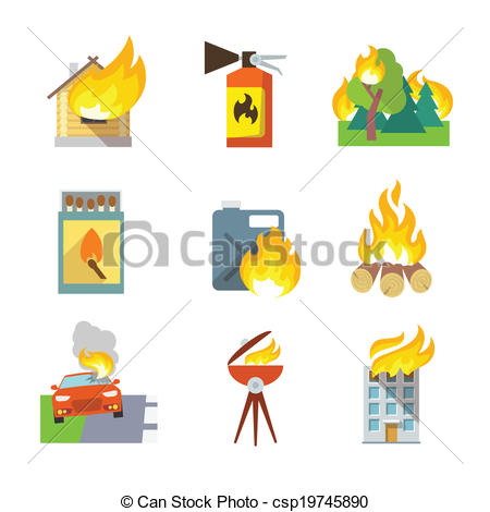 Related Pictures Forest Fire Vector Clipart
