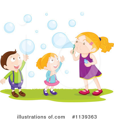 Royalty Free  Rf  Blowing Bubbles Clipart Illustration By Colematt