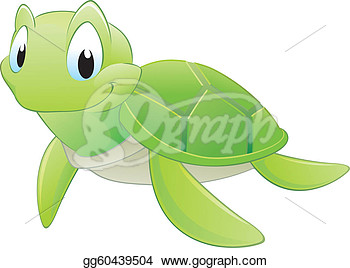 Sea Turtles Clipart Image Cartoon Sea Turtles Swimming Underwater