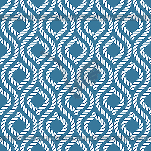 Seamless Nautical Rope Pattern   Stock Vector Clipart