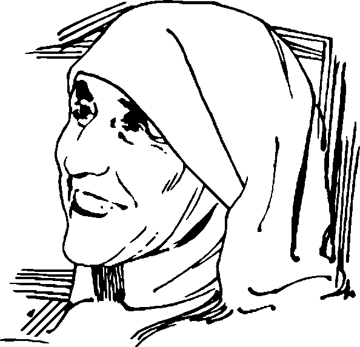 Two Hearts Design   Clipart   Mother Teresa