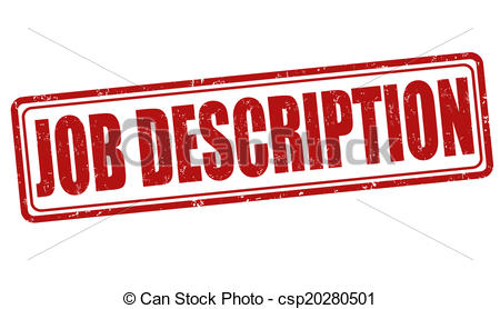 Vector Clipart Of Job Description Stamp   Job Description Grunge