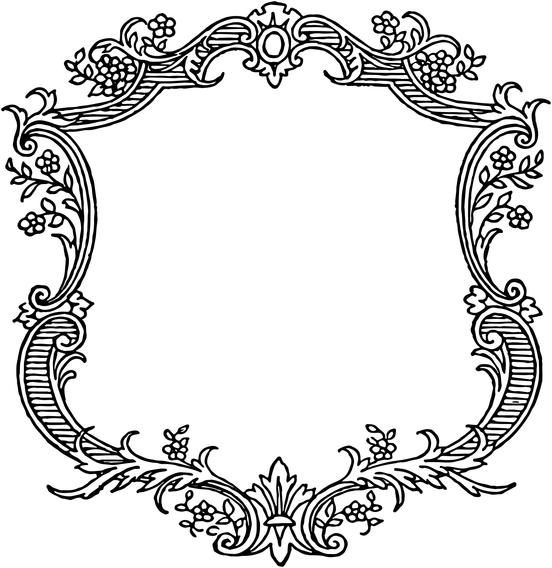 Vintage Borders Clipart   Free Large Images