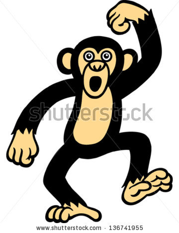 Angry Gorilla Face Clipart