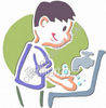 Boy Washing Face Clip Art Clipart Of Wash Your Hands