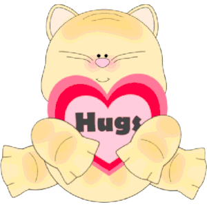 Cat Hugs Transparent Clipart Cliparts Of Cute Cat Hugs Transparent