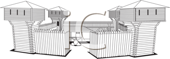 Currently Popular Buildings Clipart