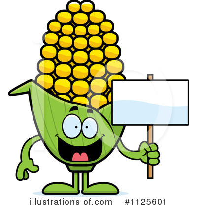 Free Rf Clipart Illustration Of A Pumpkin By Corn Stalks Picture